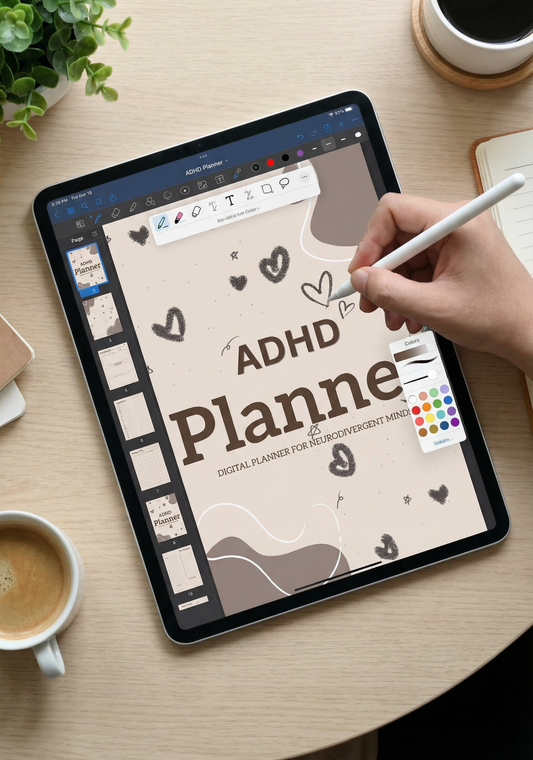 Finally, an ADHD planner that works with your brain — not against it.